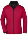 Dames Softshell Jas Promo Daiber JN1129 Rood-Zwart